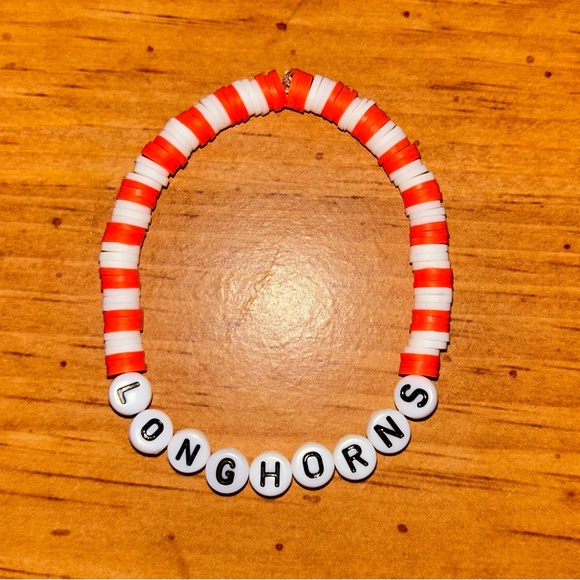 University of Texas at Austin (Longhorns) Heishi Bracelet - Picture 3 of 6